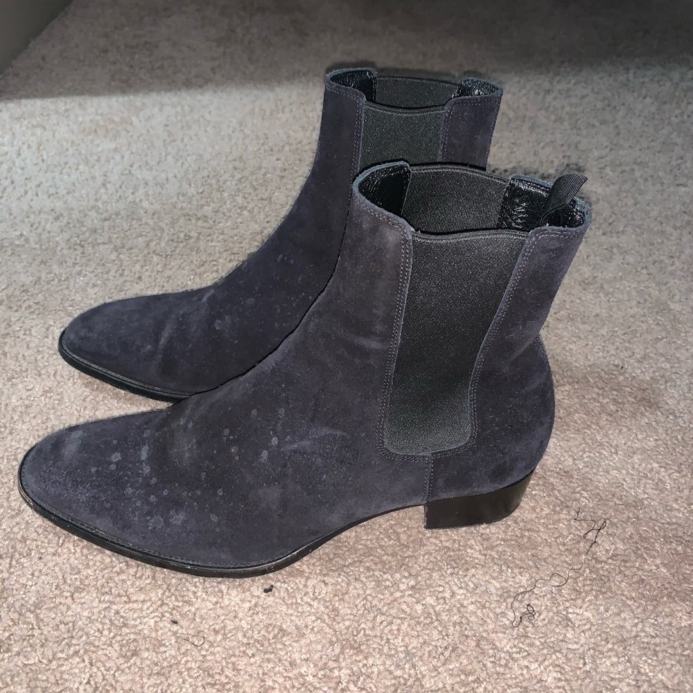 Men’s Black Yves Saint Laurent Chelsea Boots Sz9.5